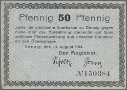 04068 Deutschland - Nebengebiete Deutsches Reich: 50 Pfennig Magistrat Der Stadt Danzig 1914, Ro.780d, Leichte Verschmut - Altri & Non Classificati