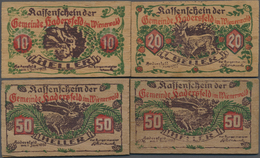 04098 Deutschland - Notgeld Besonderer Art: Hadersfeld Im Wienerwald (Österreich), Gemeinde, 10, 20, 50 Heller, 1.6.1920 - Autres & Non Classés