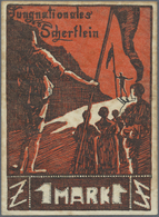 04171 Deutschland - Notgeld - Niedersachsen: Hildesheim, Jungnationales Scherflein, 1 Mark, O. D., Spendenschein, Stark - [11] Emissioni Locali