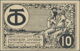 04179 Deutschland - Notgeld - Rheinland: Berncastel, 90. Division, 10 TO, 1.-2.5.1919, Schein Für Ein Abschiedsfest Von - [11] Emissions Locales