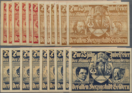 04186 Deutschland - Notgeld - Rheinland: Geldern, Männergesangverein, 6 X 75 Pf., Serie A; 6 X 75 Pf., Serie B; 5 X 75 P - [11] Emissioni Locali