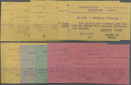 04278 Deutschland - Notgeld - Württemberg: Ellwangen, Laboratorium Sanitas, 50 Pf., Mai 1917, Karton Hektographiert Oder - [11] Emissions Locales