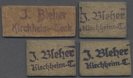 04296 Deutschland - Notgeld - Württemberg: Kirchheim / Teck, J. Bleher, 2 X 1 (Varianten Im Stempel), 2, 3 (Pf.), O. D. - [11] Emissions Locales