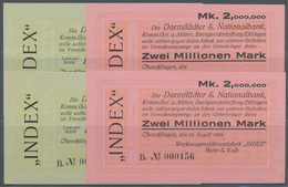 04321 Deutschland - Notgeld - Württemberg: Oberesslingen, Hahn & Kolb, 1, 2 Mio. Mark, Je O. D. Und 28.8.1923, Erh. I-II - [11] Emissions Locales