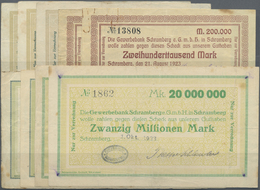 04346 Deutschland - Notgeld - Württemberg: Schramberg, Pfaff & Schlauder, 100 Tsd. Mark, 17.8.1923 (3, Varianten Bei Unt - [11] Emissions Locales