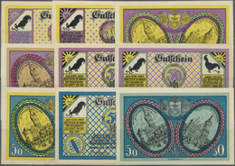 04415 Deutschland - Notgeld - Ehemalige Ostgebiete: Königsberg, Ostpreußen, Markenhaus Eluka, 9 X 50 Pf., 23.5.1921 - 31 - Autres & Non Classés