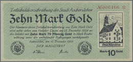 04558 Deutschland - Notgeld - Sachsen-Anhalt: Aschersleben, Album Mit 200 Notgeldscheinen. Neben Den üblichen Kleingeld- - [11] Local Banknote Issues