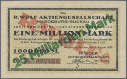 04559 Deutschland - Notgeld - Sachsen-Anhalt: Lot Von 90 Notgeldscheinen Mit Kleingeld, Serienscheinen, Kgf-Lager Quedli - [11] Local Banknote Issues