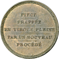 05103 Frankreich: Consulat 1799-1804: Medaille Essai De Frappee, An Dix. Durchmesser 36,5 Mm; Gewicht 22,5g. Umschrift R - Autres & Non Classés