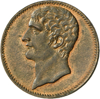 05114 Frankreich: Zweite Republik 1848-1852: Essai De Bronze 5 Centimes 1851, Büste Louis-Napoleon Bonaparte, Bronze. Du - Altri & Non Classificati