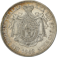 05139 Liechtenstein: Johann II (1858-1929): Vereinstaler 1862 A, Divo 87, Thun 468, Kahnt 281; Selten, Auflage Nur 1920 - Liechtenstein