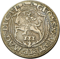 05147 Polen: Sigismund II. August 1548-1572: Lot 6 Münzen; 3 Gröscher 1563, 1/2 Groschen 1546,1556,1559,1560,1561, Alle - Polonia