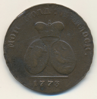 05168 Russland: Katharina II. 1762-1796: 2 Para/ 3 Kopeken 1773, Sadogura Für Moldau Und Walachei Bitkin:1249, Schön-seh - Russia