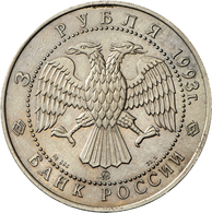 05184 Russland: Probe / Essai: 3 Rubel 1993 "Bolschoi-Ballet; Prägung In Kupfer/Nickel Statt Silber Zu Y. 323, Gewicht 2 - Russie