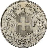 05194 Schweiz: 5 Franken 1904 B, Helvetia Kopf, DT 297, Seltenes Jahr, Auflage Nur 40.000 Exemplare, Sehr Schön / Vorzüg - Autres & Non Classés