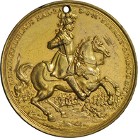 05216 Altdeutschland Und RDR Bis 1800: Baden-Baden: Ludwig Wilhelm  1677-1707: Bronzemedaille  O. J. (1691/1692), Vergol - Other & Unclassified