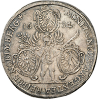 05264 Altdeutschland Und RDR Bis 1800: Nürnberg Stadt: Taler 1634 (überprägte Jahreszahl), Mit Titel Ferdinand II., ; 28 - Altri & Non Classificati