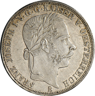 05315 Haus Habsburg: Franz Joseph I. 1848-1916: Lot 2 Stück; Vereinstaler 1858 A, Wien Und 1867 B, Kremnitz, Frühwald 13 - Autres – Europe