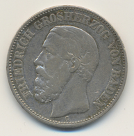 05361 Baden: Friedrich I. 1852-1907: 2 Mark 1898 G, Jaeger 28, Fast Sehr Schön. - Taler & Doppeltaler