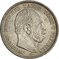 05370 Preußen: Wilhelm I. 1861-1888: 2 Mark 1876 C, Jaeger 96, Sehr Schön-vorzüglich/vorzüglich. - Taler Et Doppeltaler
