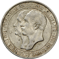 05373 Preußen: Wilhelm II. 1888-1918: 3 Mark 1911 A, Universität Breslau, Jaeger 108, Sehr Schön - Vorzüglich. - Taler Et Doppeltaler