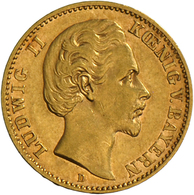 05385 Bayern: Ludwig II. (1864-1886): 10 Mark 1881 D, J 196, Geringe Auflage, Sehr Schön. - Pièces De Monnaie D'or