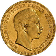 05393 Preußen: Wilhelm II. (1888-1918), 10 Mark 1904 A, J 251, Sehr Schön - Monete D'oro