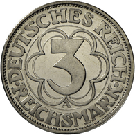 05398 Weimarer Republik: 3 Reichsmark 1927 A, Nordhausen, J. 327, Min. Berieben, Polierte Platte. - Autres & Non Classés