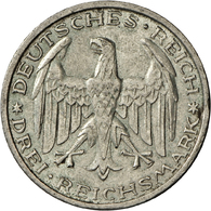 05400 Weimarer Republik: 3 Reichsmark 1927 A, Universität Marburg, Jaeger 330, Vorzüglich. - Autres & Non Classés