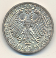 05402 Weimarer Republik: 3 Reichsmark 1928 A Naumburg / Saale, Jaeger 333, Sehr Schön. - Autres & Non Classés