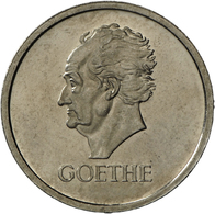 05409 Weimarer Republik: 3 Reichsmark 1932 A, Goethe, 100. Todestag, Jaeger 350, Min. Kratzer Auf Av, Polierte Platte. - Other & Unclassified