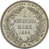 05433 Deutsch-Neuguinea: 1 Neu-Guinea Mark 1894 A, Paradiesvogel, Jaeger 705, Gutes Sehr Schön. - Nouvelle Guinée Allemande