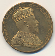 05438 Medaillen Alle Welt: Australien, Edward VII. 1901-1910: Kupfermedaille 1901, Unsigniert, 35 Mm, 18 G, Vermutlich S - Sin Clasificación