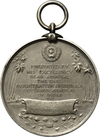 05441 Medaillen Alle Welt: Burma: Silbermedaille O. J., Verliehen Von Earl Mountbatten Of Burma, Generalgouverneur Von I - Sin Clasificación