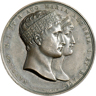 05447 Medaillen Alle Welt: Frankreich, Napoleon I. 1804-1815: Bronzemedaille 1810, Stempel Von Manfredini, Auf Die Hochz - Non Classés