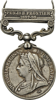 05457 Medaillen Alle Welt: Indien-Victoria 1837-1901: Lot 2 Stück; India General Service Silbermedaille; 2 Clasps: Punja - Sin Clasificación