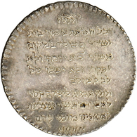 05468 Medaillen Alle Welt: Judaica: Silbermedaille 1816-1817, Signiert Kohn (Aaron Kohn), "Rosch Ha Schana" (Jüdisches N - Sin Clasificación