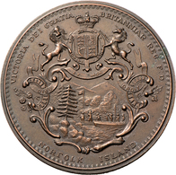 05474 Medaillen Alle Welt: Norfolk Islands/Australien: Exotische Medaille O. J. (ca. 1914), Der Norfolk-Islands, 70 Mm, - Sin Clasificación