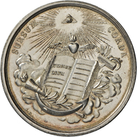 05486 Medaillen Deutschland: Bayern: Silberne Taufmedaille O. J. (ca. 1850), Stempel Von Daiser, 40 Mm, 22,65 G, Slg. Go - Autres & Non Classés