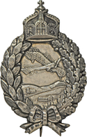 05492 Medaillen Deutschland: Preußen: Militär-Flugzeugführerabzeichen (1913-1921), Silber (Punzierung 800 Auf Rückseite) - Autres & Non Classés