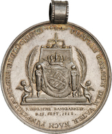 05497 Medaillen Deutschland: Sachsen, Friedrich August III (I.) 1763-1806-1827: Silbermedaille 1818, Stempel Von Hoeckne - Altri & Non Classificati