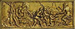 05517 Medaillen - Religion: Süddeutschland Ende 16. Jahrhundert: – Lot 2 X Silberguss - Plaketten, Vergoldet &bdqu - Non Classés