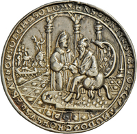 05518 Medaillen - Religion: Böhmen-Joachimsthal: Silbergussmedaille O. J. (ca. 1533-1546) Von Wolf Milic; Auf Die Vergän - Non Classificati