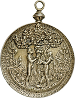 05520 Medaillen - Religion: Sachsen: Johann Friedrich Der Großmütige 1532-1547:  Silbergussmedaille (Hans Reinhard Der Ä - Non Classés