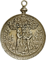 05520 Medaillen - Religion: Sachsen: Johann Friedrich Der Großmütige 1532-1547:  Silbergussmedaille (Hans Reinhard Der Ä - Unclassified