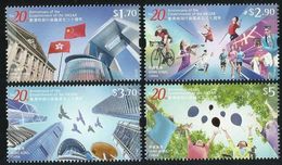 2017 HONG KONG 20 ANNI.OF HONG KONG RETURN TO CHINA STAMP 4V - Neufs