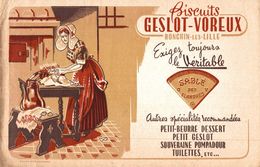 BUVARD BISCUITS GESLOT VOREUX RONCHIN LES LILLE - Sucreries & Gâteaux