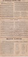 LOT 9 CPA . MUSIQUE . Paroles Et Partitions De 9 Chansons ( Liste Ci-dessous) - Musik Und Musikanten