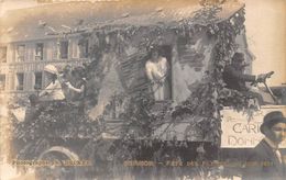 27-VERNON- CARTE-PHOTO- FÊTE DES FLEURS- LE 12 JUIN 1921 - Vernon