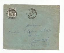TUNISIE LETTRE DE MONASTIR POUR LA FRANCE DU 21/8/1934 - Lettres & Documents